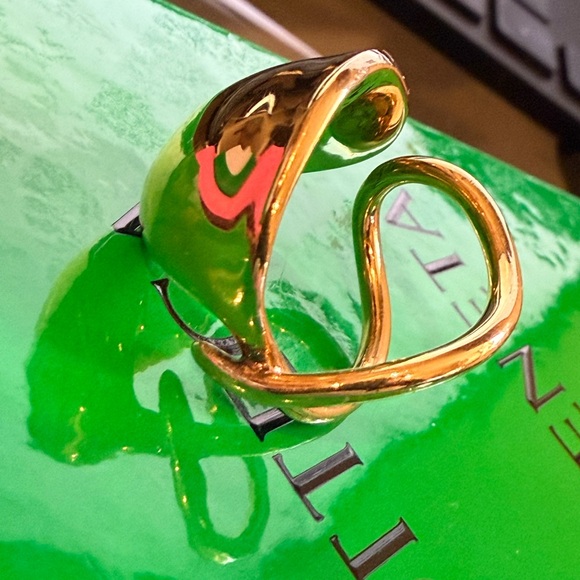 Gold Bottega Veneta Women's Jewelry Ring - Picture 3 of 15